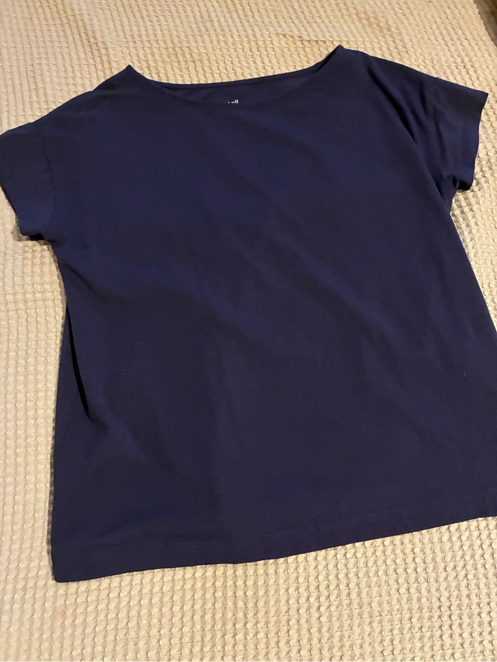 J. Jill Luxe SuPima Short Sleeve Tee, PS
